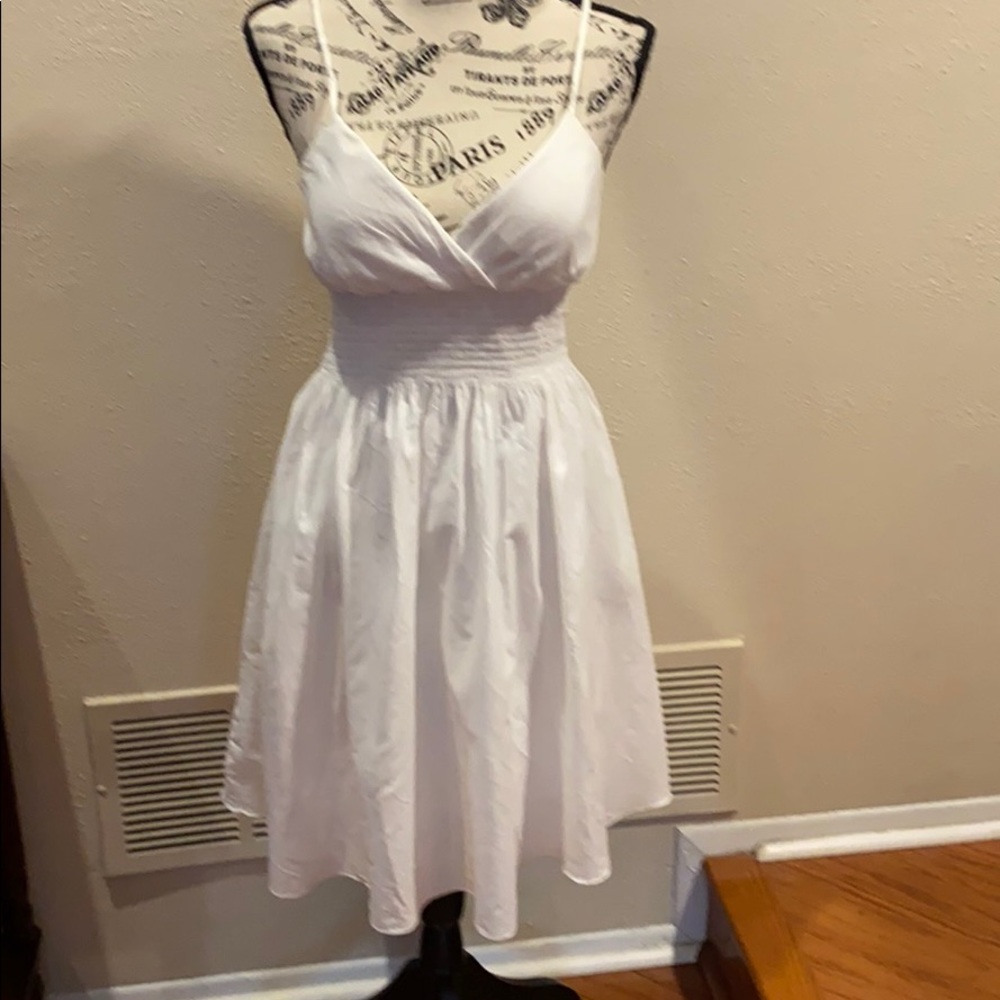 Estam white cotton dress size medium